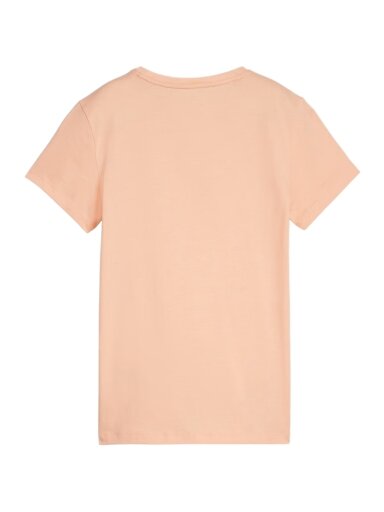 Puma ESS Logo Tee moteriški marškinėliai, persikų 586775 46