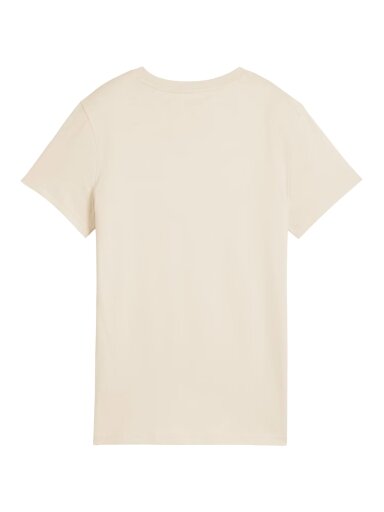 Puma moterims ESS No.1 Logo Tee marškinėliai smėlio spalvos 682371 87