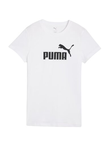 Puma moterims ESS No.1 Logo Tee balta marškinėliai 682370 02