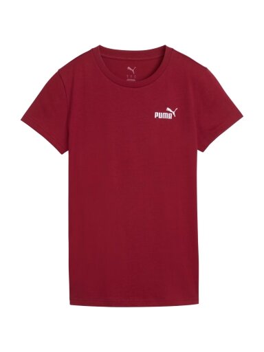 Moteriški marškinėliai Puma ESS Small No.1 Logo Tee ruda 682373 23