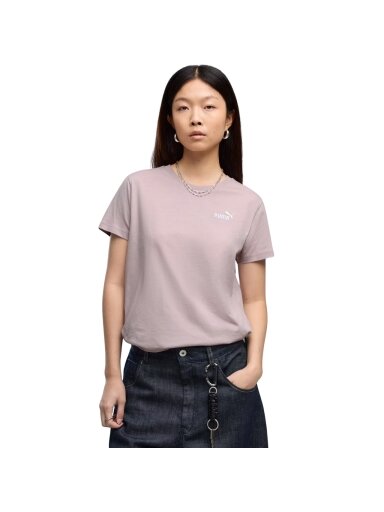 Moteriški marškinėliai Puma Ess Standard Small Logo Tee purvinai rožinė 695752 49