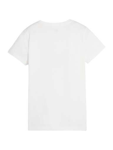 Puma ESS+ Summer Daze Tee moteriški marškinėliai balti 679921 02