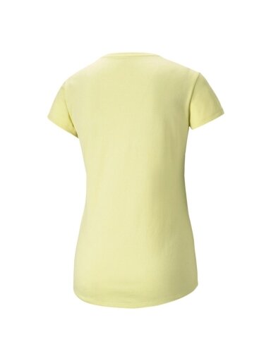 Puma moteriškas RTG Heather Logo Tee geltonas 586455 40