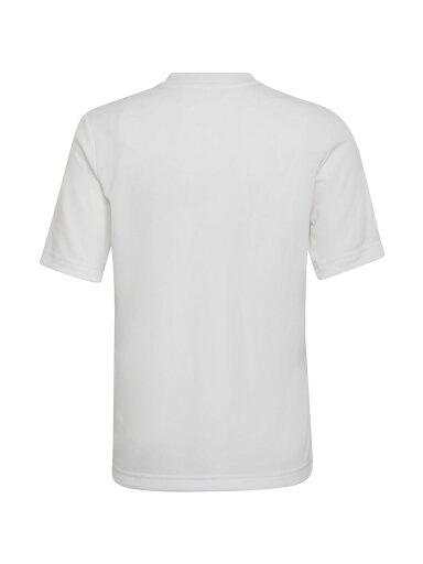 Adidas Entrada 22 Graphic Jersey vaikiški marškinėliai, balti ir pilki HF0120