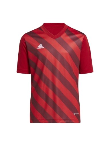 Adidas Entrada 22 Graphic Jersey vaikiški marškinėliai, raudoni H58983