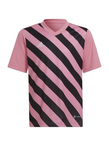 Adidas Entrada 22 Graphic Jersey vaikams, rožinė ir juoda HC2632