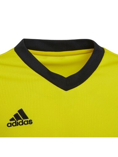 Adidas Entrada 22 Jersey vaikiški marškinėliai, geltoni HI2127