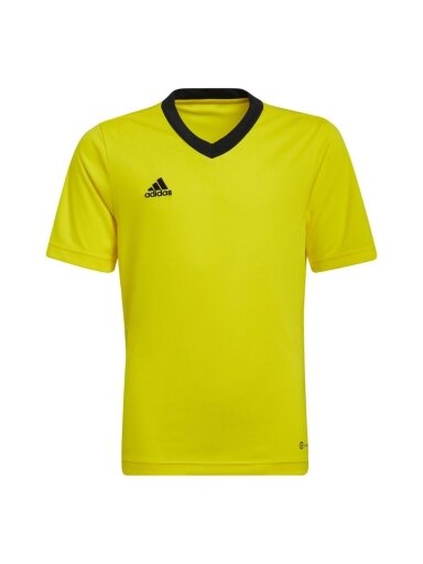 Adidas Entrada 22 Jersey vaikiški marškinėliai, geltoni HI2127