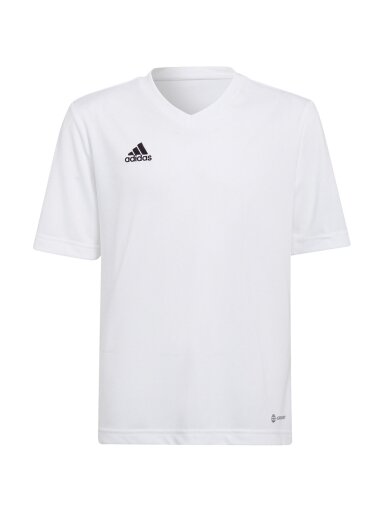 Adidas Entrada 22 Jsy vaikiški marškinėliai, balti HC5054