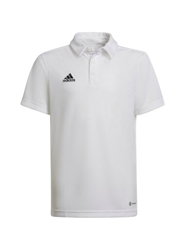 Adidas Entrada 22 Polo vaikiški marškinėliai, balti HC5059