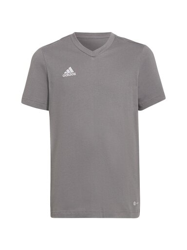 Adidas Entrada 22 Tee vaikiški marškinėliai, pilki HC0444