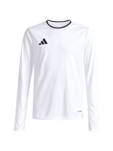 Adidas Entrada 26 ilgomis rankovėmis marškinėliai vaikams balta KF5874