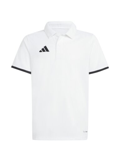 Adidas Entrada 26 Polo marškiniai vaikams balti JZ6624