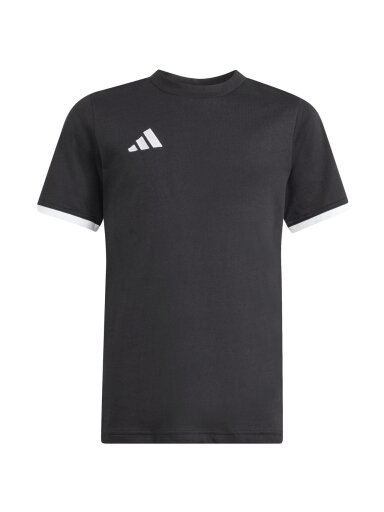 Adidas Entrada 26 Tee marškinėliai vaikams juodi JZ6671