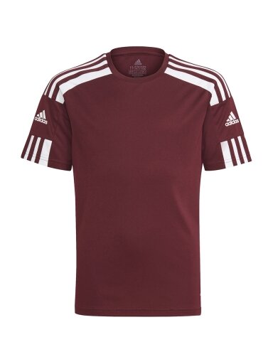 Adidas Squadra 21 Jersey Jaunimo marškinėliai, bordo GN8090