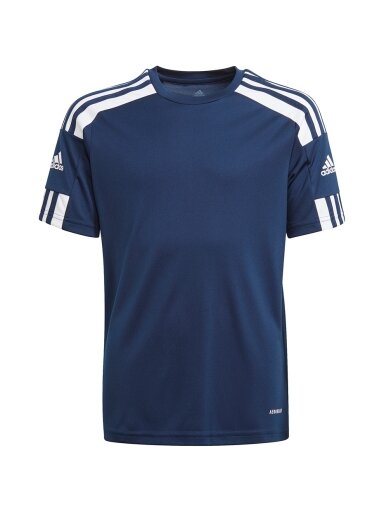 Adidas Squadra 21 Jersey Youth vaikiški marškinėliai, tamsiai mėlyni GN5745
