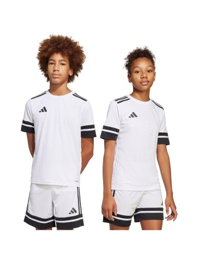 Adidas Squadra 25 marškiniai vaikams balti JJ0057