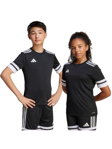 Adidas Squadra 25 marškiniai vaikams juodi JJ0052