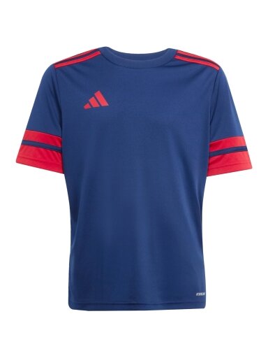 Adidas Squadra 25 vaikiška marškiniai tamsiai mėlyni JJ2415