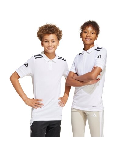 Adidas Squadra 25 Polo marškiniai vaikams balta JY3414