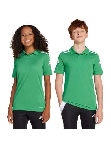 Adidas Squadra 25 Polo marškiniai vaikams žali JY3410