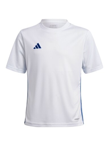 Adidas vaikiški marškinėliai Stalas 23 Džersis baltas ir mėlynas JJ1154