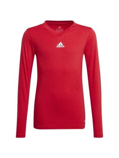 Adidas Team Base Tee vaikiški marškinėliai, raudoni GN5711