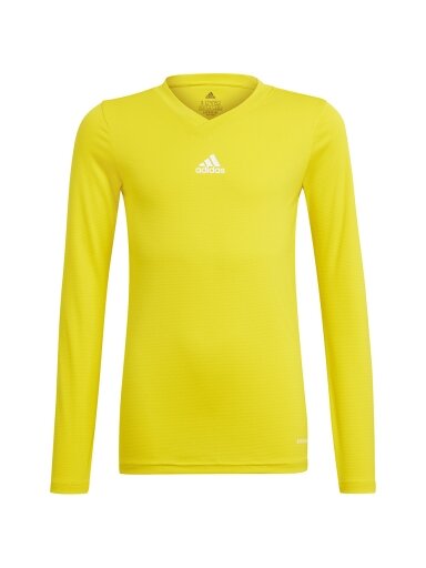 Adidas Team Base Tee vaikiški marškinėliai, geltoni GN7514