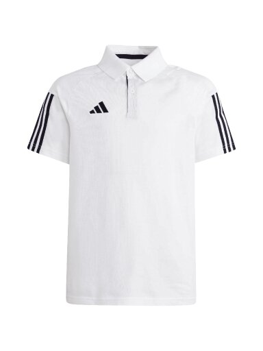 Adidas Tiro 23 Competition medvilniniai vaikiški marškinėliai, balti IC4576