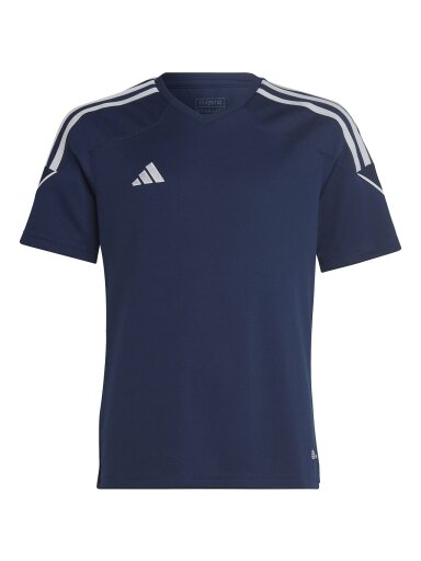 Adidas Tiro 23 League Jersey vaikiški marškinėliai, tamsiai mėlyni HR4618