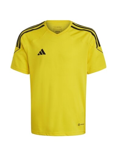 Adidas Tiro 23 League Jersey vaikiški marškinėliai, geltoni HS0535
