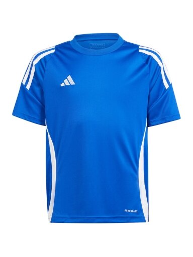 Adidas Tiro 24 Jersey vaikiški marškinėliai, mėlyni IS1032