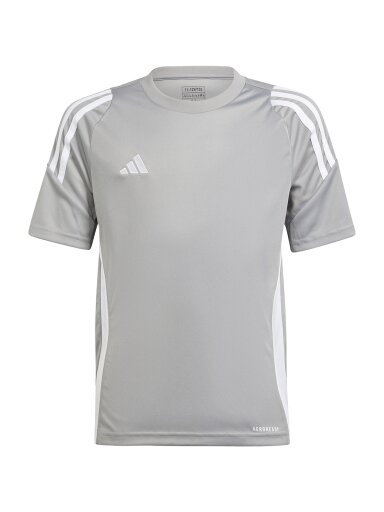 Adidas Tiro 24 Jersey vaikiški marškinėliai, pilki IS1031