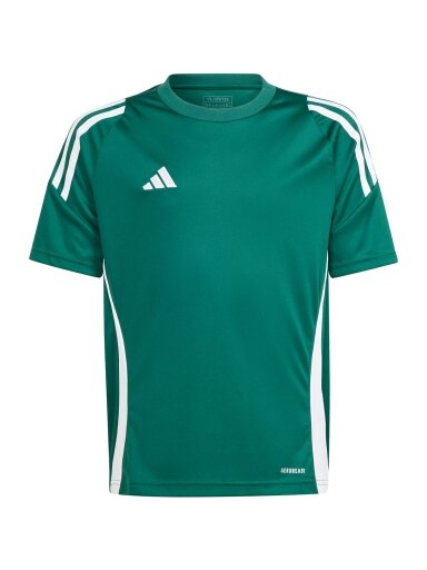 Adidas Tiro 24 Jersey vaikiški marškinėliai, žali IS1028
