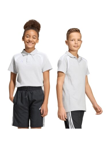 Adidas Tiro 26 League Polo marškiniai vaikams pilki KF3405