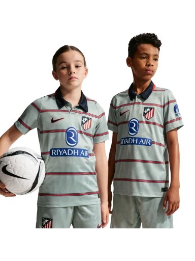 Nike vaikiški marškinėliai Atlético Madrid Stadium 2026/27, pilki, II6684 087