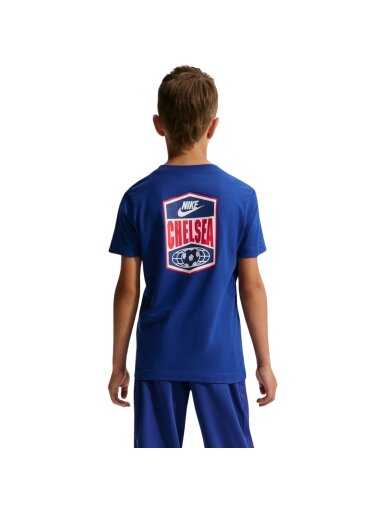 Nike vaikiški marškinėliai Chelsea FC Premier, mėlyni, IQ5003 495