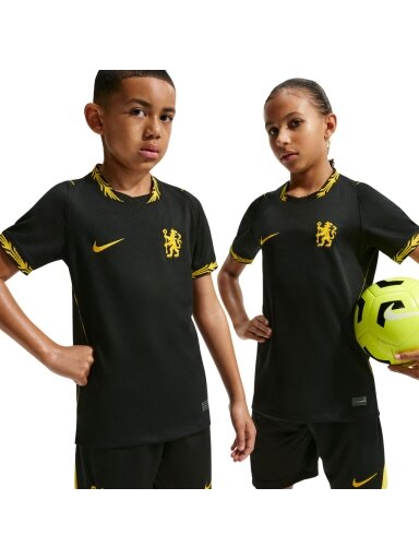 Nike Chelsea FC Stadium 2026/27 vaikiški marškinėliai, juodi, II1707 011