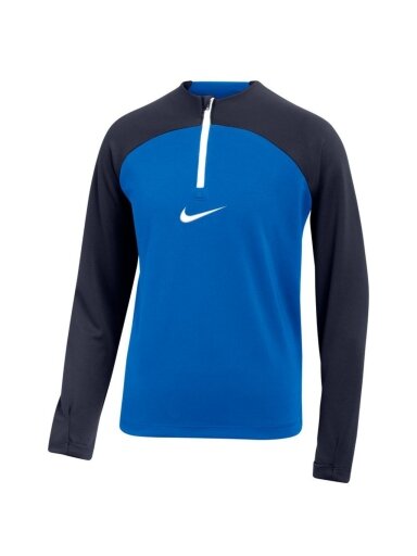 Nike DF Academy Pro Drill vaikiški marškinėliai, mėlyni ir tamsiai mėlyni DH9280 463
