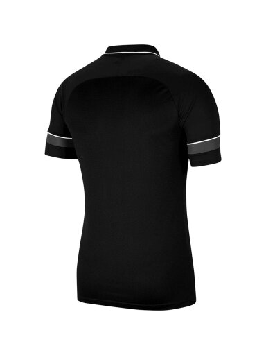 Nike Dri-FIT Academy 21 Polo SS vaikiški marškinėliai juodi CW6106 014