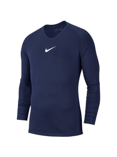 Nike Dry Park First Layer JSY LS Junior vaikiški marškinėliai, tamsiai mėlyni AV2611 410