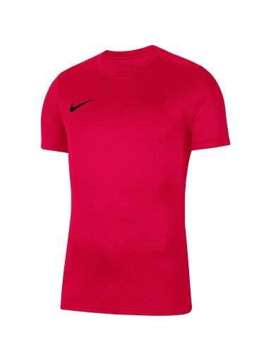 Nike Dry Park VII JSY SS vaikiški marškinėliai, šviesiai raudoni BV6741 635
