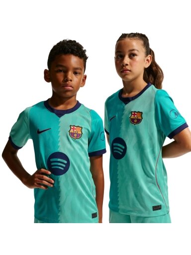 Nike vaikiški marškinėliai FC Barcelona Stadium 2026/27, žali, II6686 301