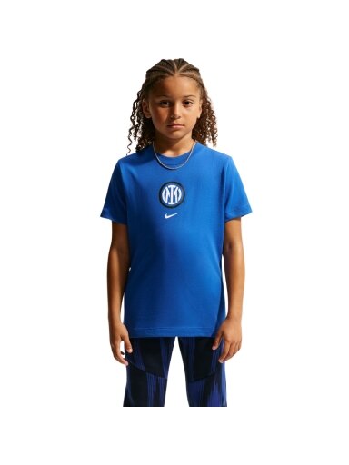 Nike Inter Milan vaikiški marškinėliai mėlyni IM1710 438