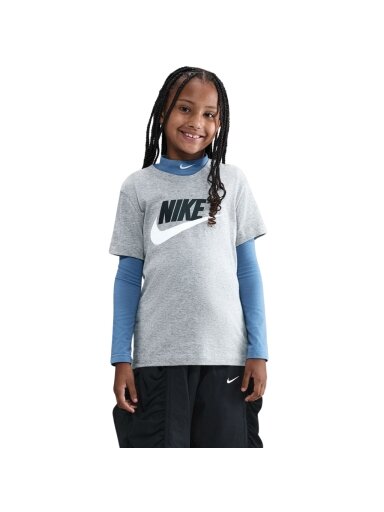 Nike Sportswear vaikiški marškinėliai, pilki FZ5178 064
