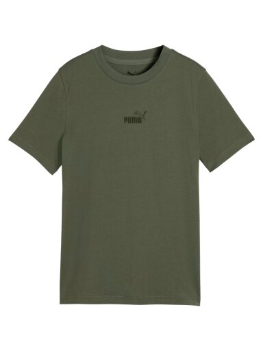 Vaikiški marškinėliai Puma ESS Small No.1 Logotipas su centru, chaki spalvos 692975 86