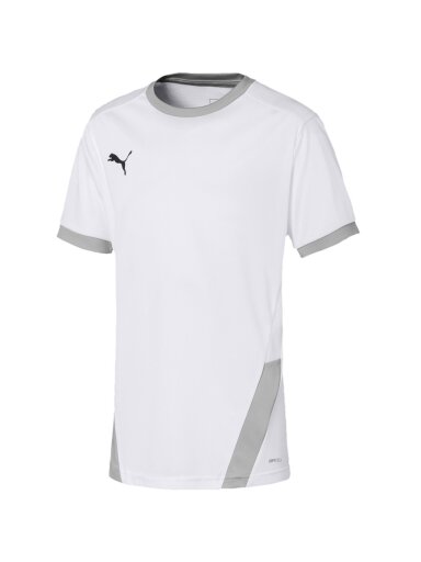 Puma teamGOAL 23 Džersis vaikiški marškinėliai balti 704160 04