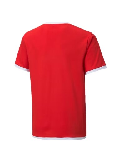 Puma teamLIGA Jersey vaikiški marškinėliai raudoni 704925 01