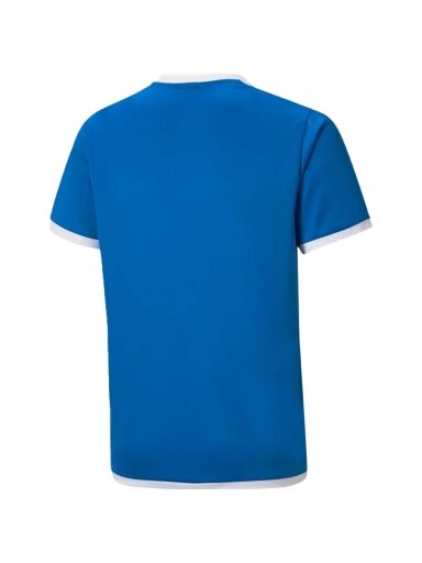 Puma teamLIGA Jersey Junior vaikiški marškinėliai mėlyni 704925 02