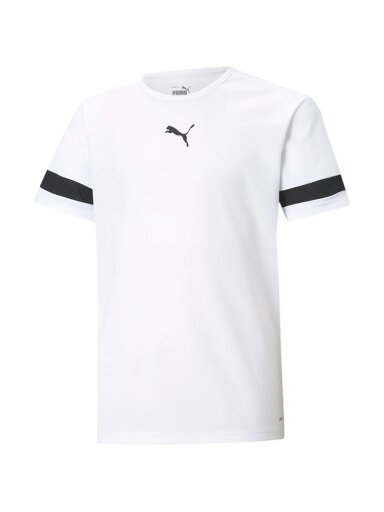 Puma teamRISE Jersey Jr vaikiški marškinėliai balti 704938 04